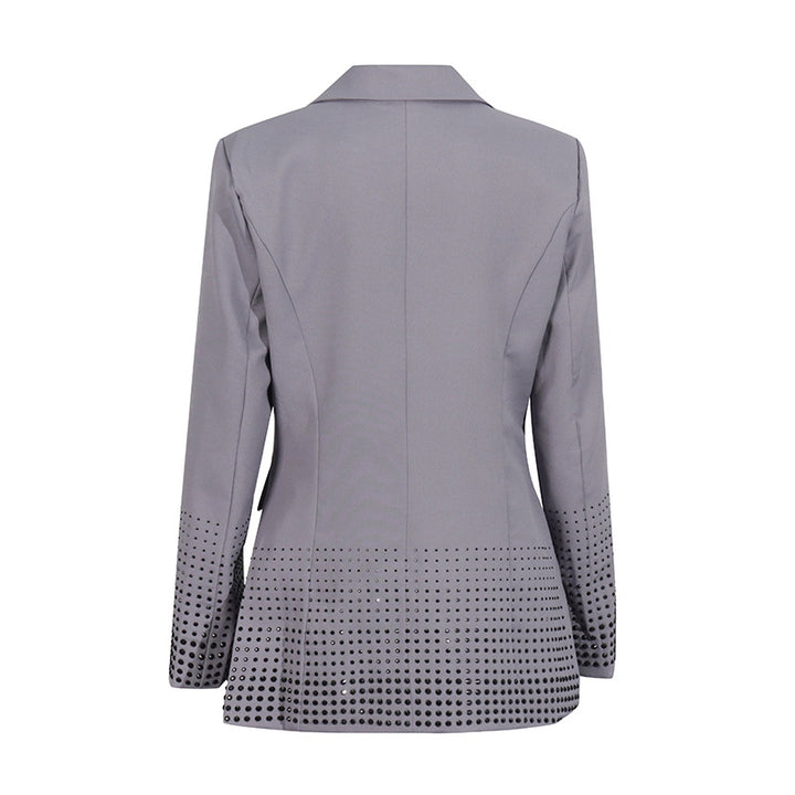 بليزر مزدوج الصدر بحافة مقصوصة بالليزر - أردينيم