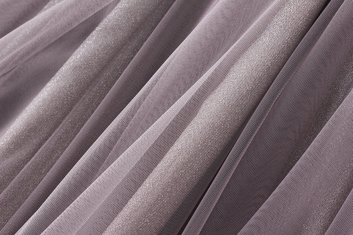 layered shimmer tulle midi skirt – NOCTURNE