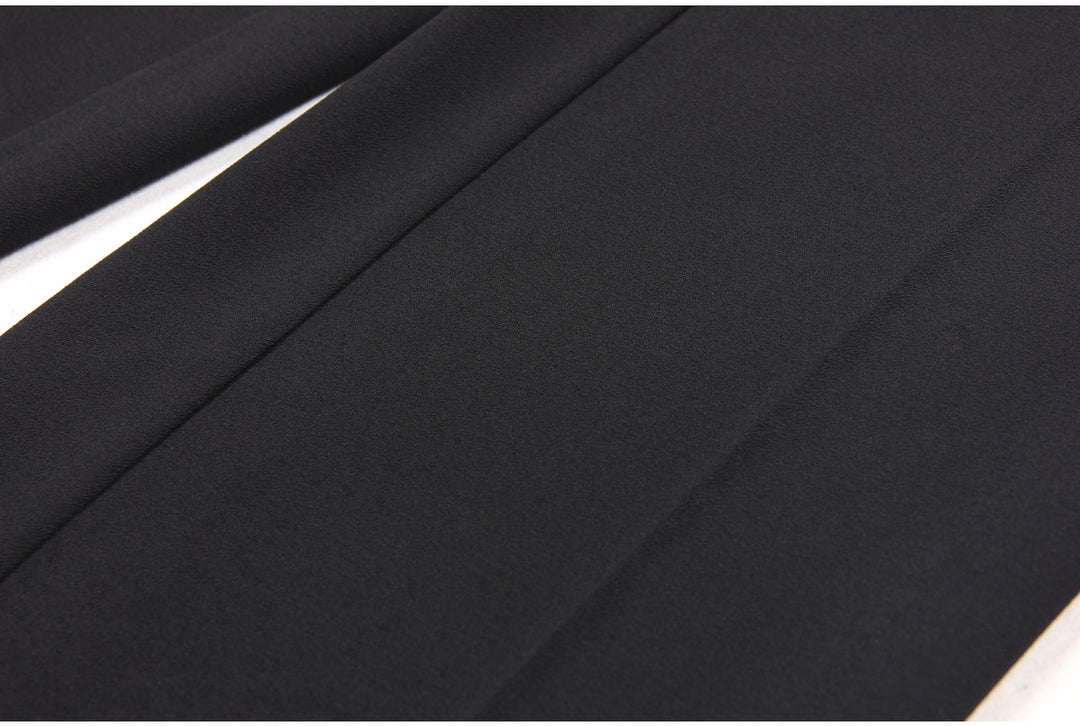 Haut à manches évasées plissées et ensemble jupe longue avec ceinture à la taille – Rosiny 