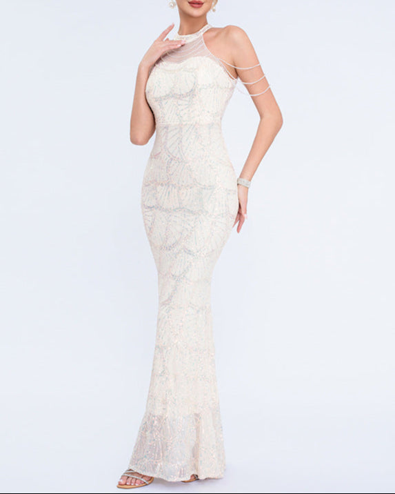 Plissiertes Oberteil mit ausgestellten Ärmeln und Maxirock-Set mit Taillengürtel – Rosiny 