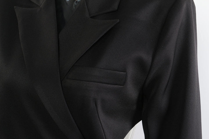 جاكيت بليزر مصمم خصيصًا بكتفين مكشوفتين - عاجي