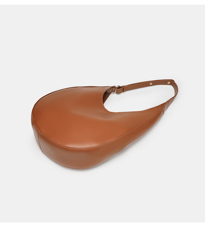 geweven rieten draagtas met dubbele leren handvatten – LÉONIE 