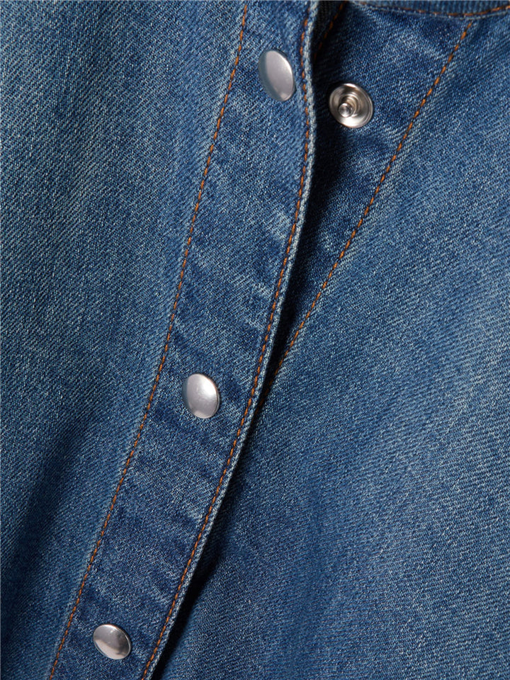 Geplooide top met uitlopende mouwen en maxi-rok set met tailleband – Rosiny 