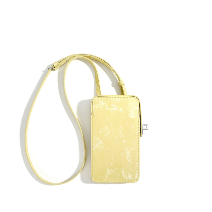 编织藤条手提包，配有双层皮革手柄 – LÉONIE 