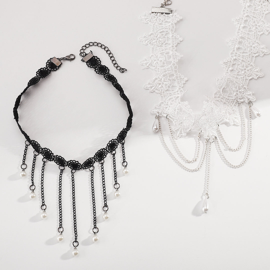 veelkleurige ketting met emaille zee bedels - CORALIA 