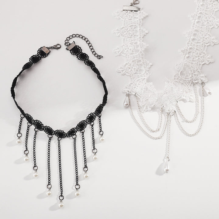 veelkleurige ketting met emaille zee bedels - CORALIA 