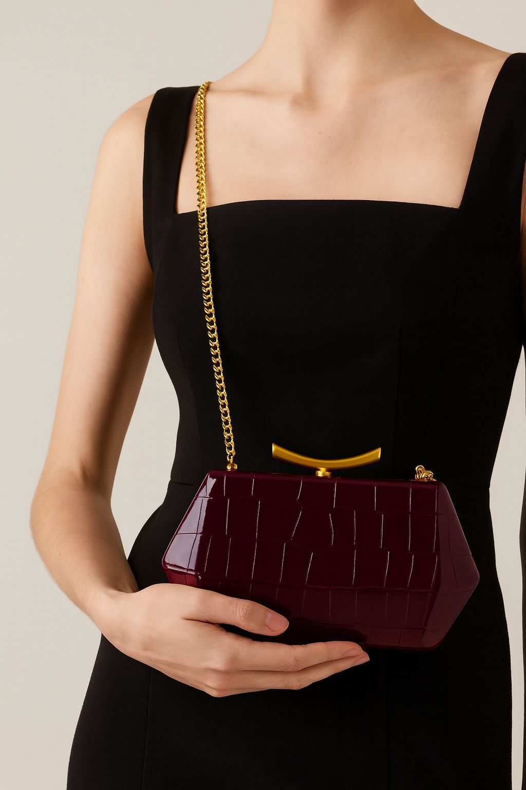 gewebte Rattan-Tragetasche mit doppelten Ledergriffen – LÉONIE 