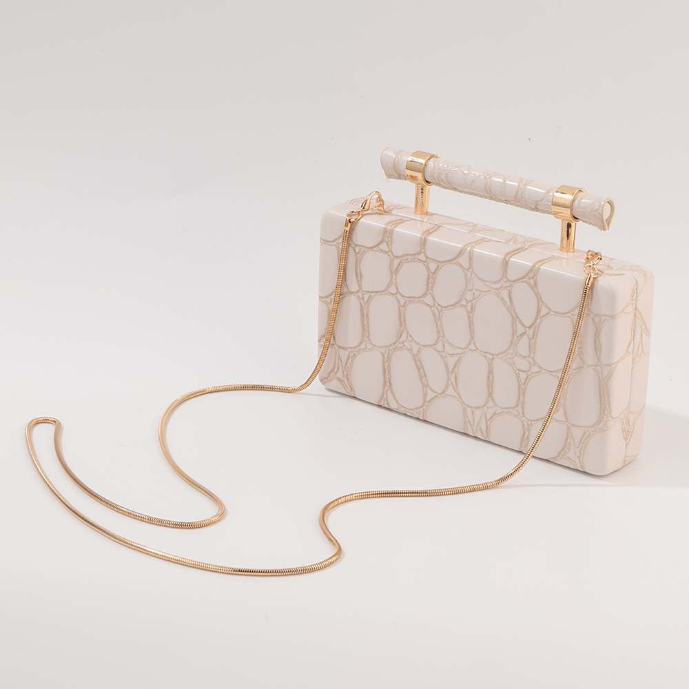 geweven rieten draagtas met dubbele leren handvatten – LÉONIE 