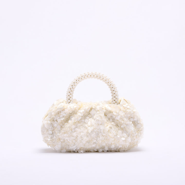 gewebte Rattan-Tragetasche mit doppelten Ledergriffen – LÉONIE 