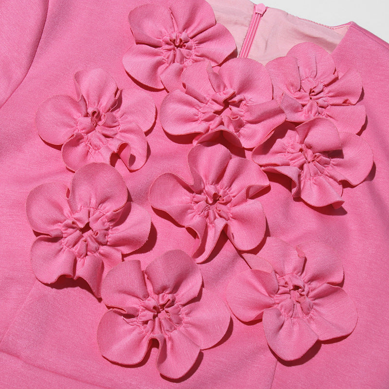 Haut à manches évasées plissées et ensemble jupe longue avec ceinture à la taille – Rosiny 