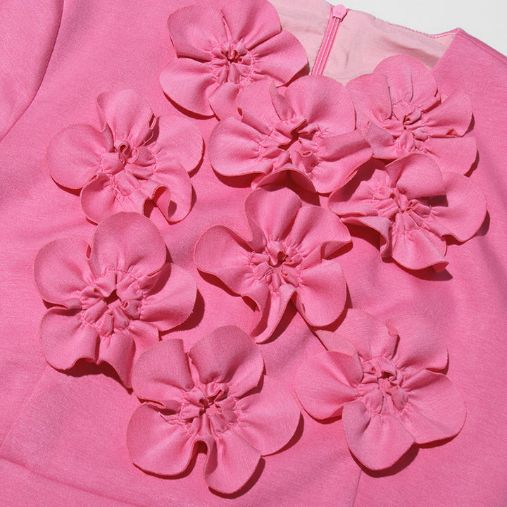 Haut à manches évasées plissées et ensemble jupe longue avec ceinture à la taille – Rosiny 