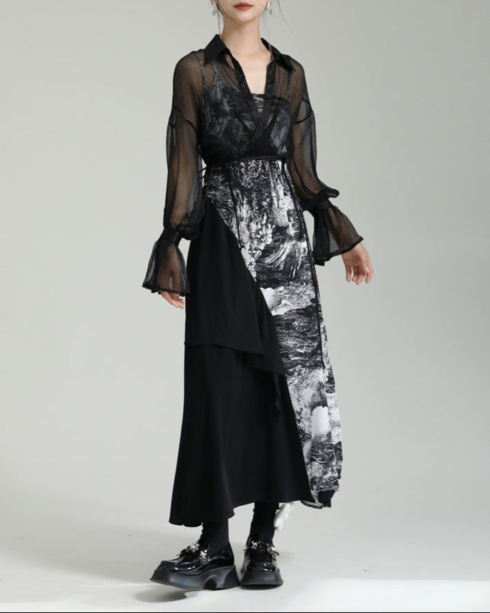 Boucles d'oreilles créoles à double couche texturée avec détail gravé – Akoma 