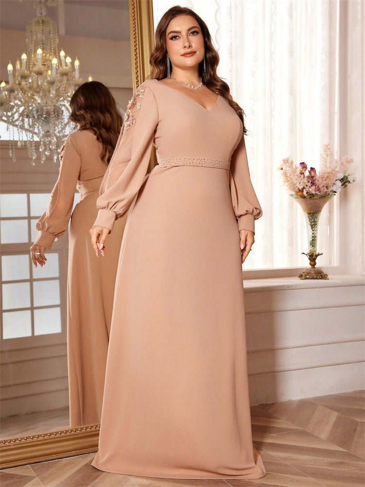 褶皱喇叭袖上衣和高腰裙套装，配腰带 – Rosiny 