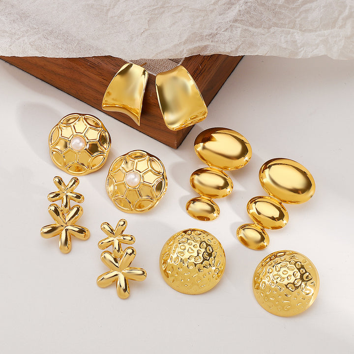 mehrfarbige Kettenhalskette mit Emaille-Seeanhängern - CORALIA 