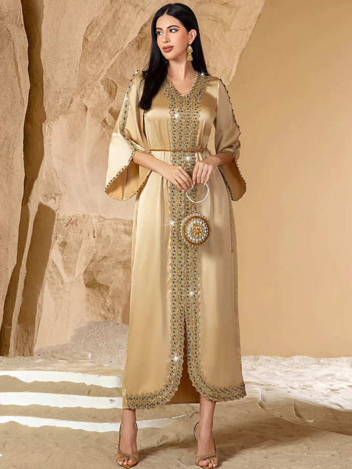 Elegant Long Sleeve Maxi Dress – LIRIA