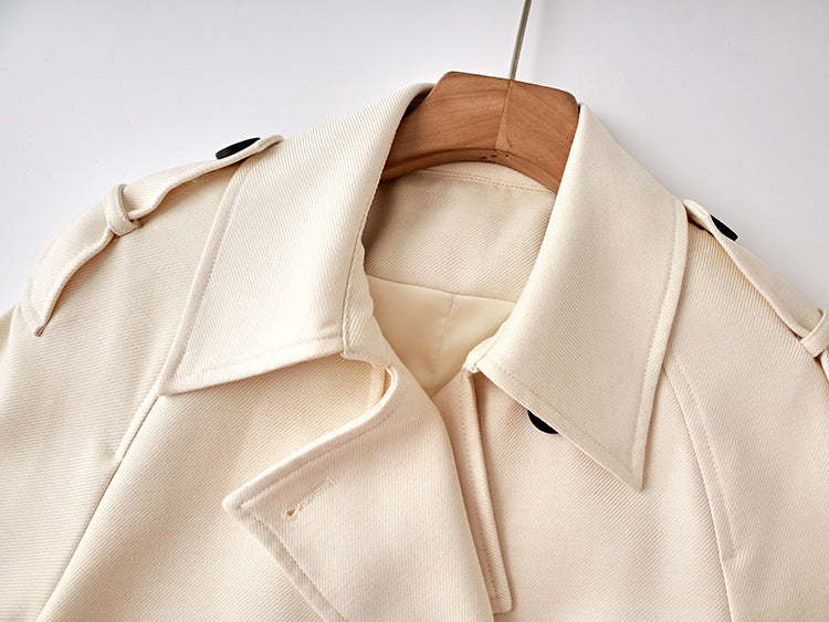 luxury double-breasted trench coat – AURELIA