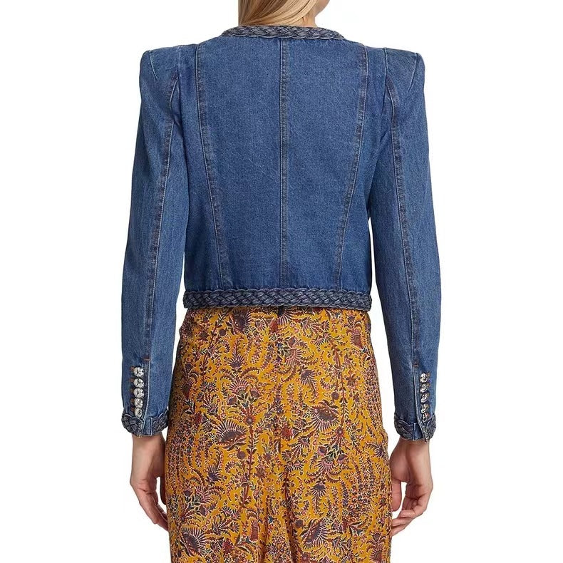 Geplooide top met uitlopende mouwen en maxi-rok set met tailleband – Rosiny 