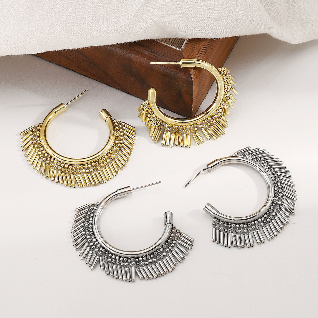 mehrfarbige Kettenhalskette mit Emaille-Seeanhängern - CORALIA 