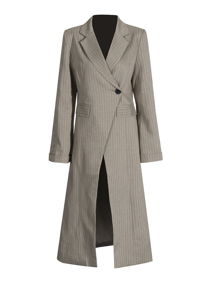 Plissiertes Oberteil mit ausgestellten Ärmeln und Maxirock-Set mit Taillengürtel – Rosiny 