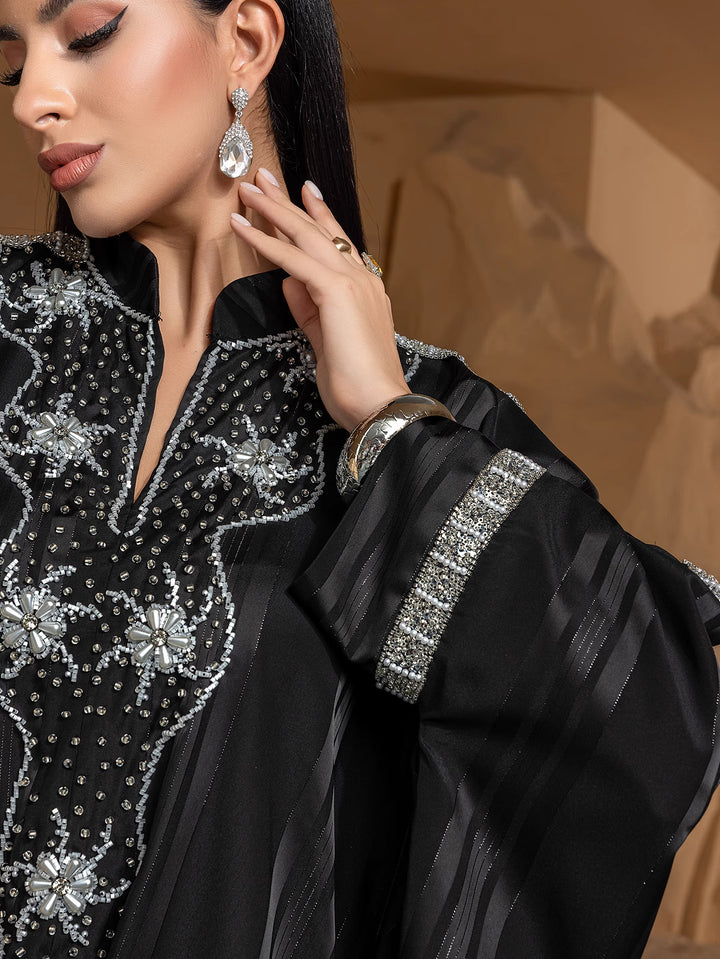 embroidered dress with flared sleeves - ZAHRALU