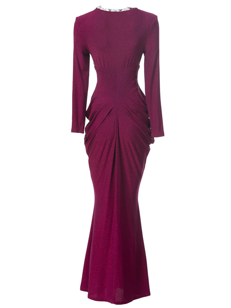 maßgeschneiderter Schlaganzug mit Satin-Puffärmeln – VALENCIA 