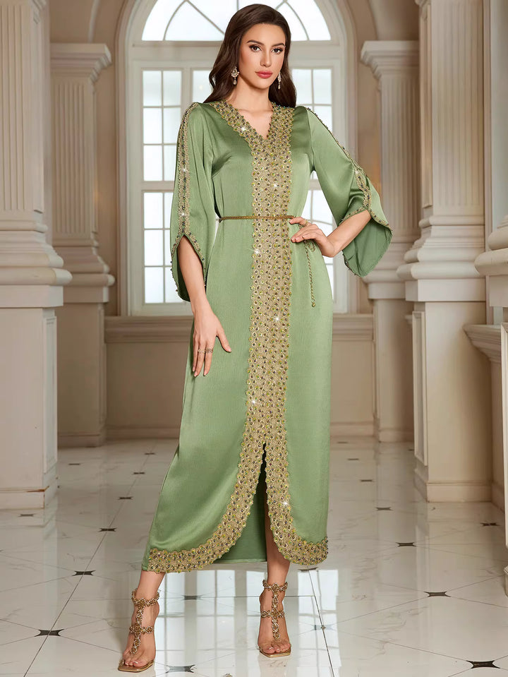 Elegant Long Sleeve Maxi Dress – LIRIA