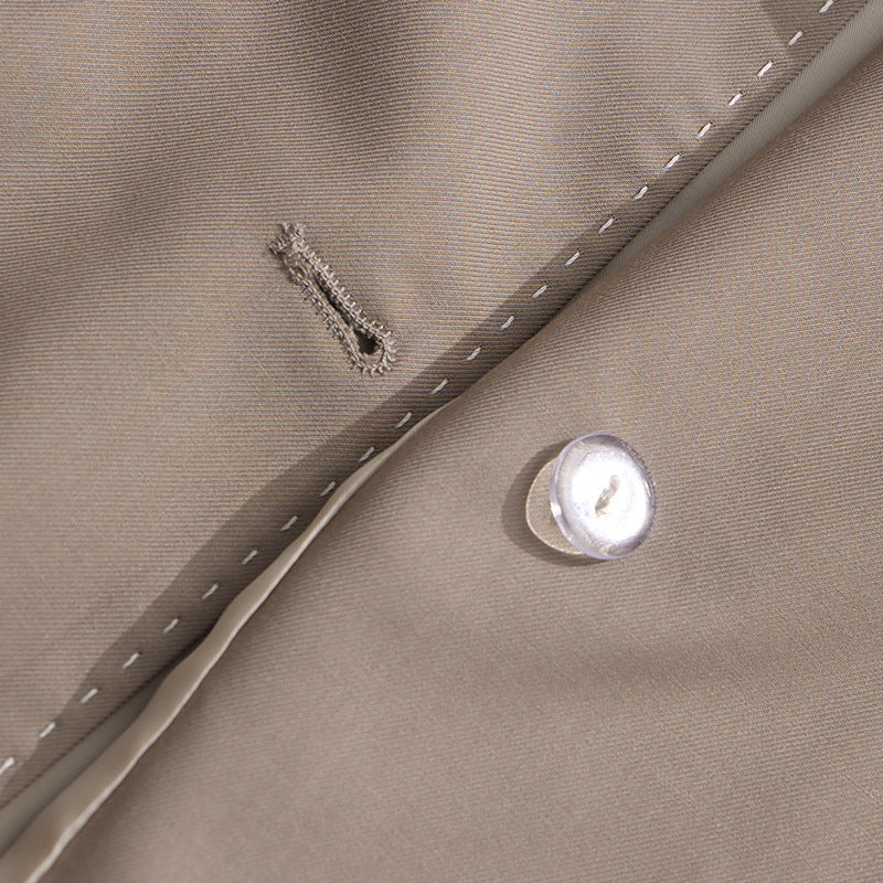 tailored blazer with contrast stitch detailing – NOCIR