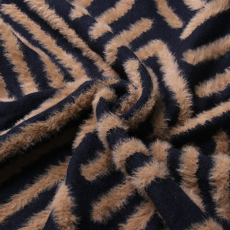 Geplooide top met uitlopende mouwen en maxi-rok set met tailleband – Rosiny 