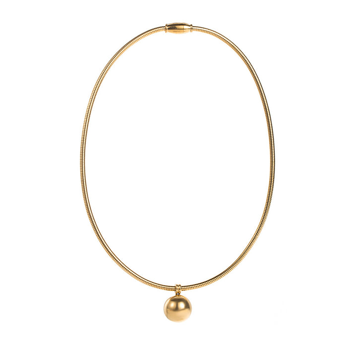 mehrfarbige Kettenhalskette mit Emaille-Seeanhängern - CORALIA 