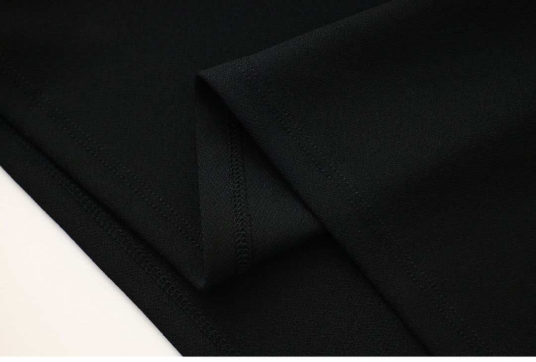 Sleeveless draped column dress with side slit – DRAPE