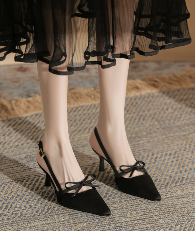 slingback pumps with bow detail - AURORAKRI