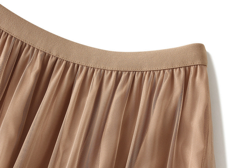 cascading ruffle tulle skirt with tiered drape – SIENNA