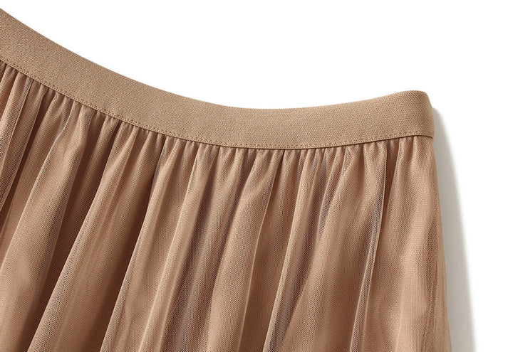 cascading ruffle tulle skirt with tiered drape – SIENNA