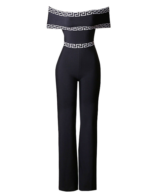 driekwart mouw overslagjurk met pailletten revers en bloemenapplicatie – ALINA 