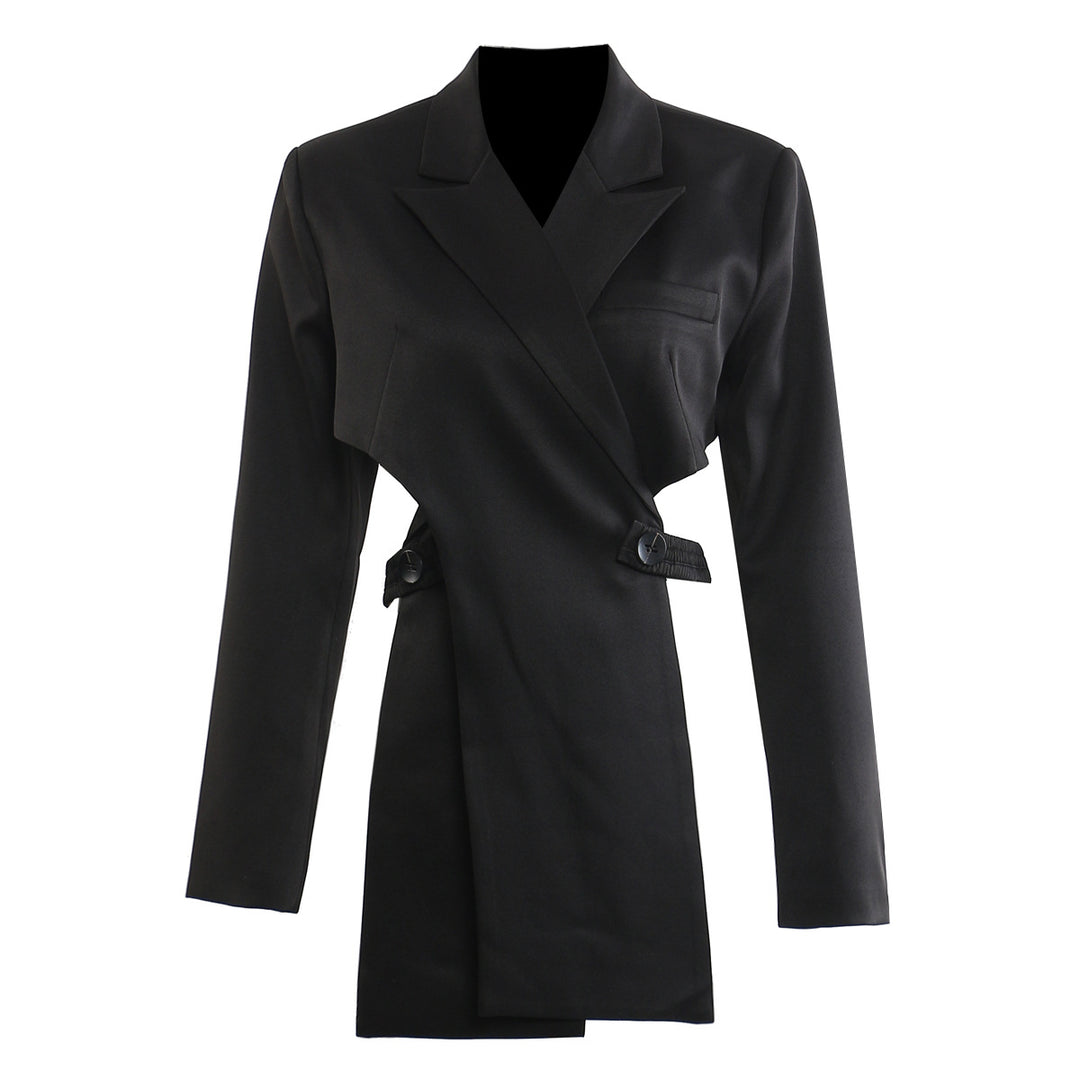 جاكيت بليزر مصمم خصيصًا بكتفين مكشوفتين - عاجي