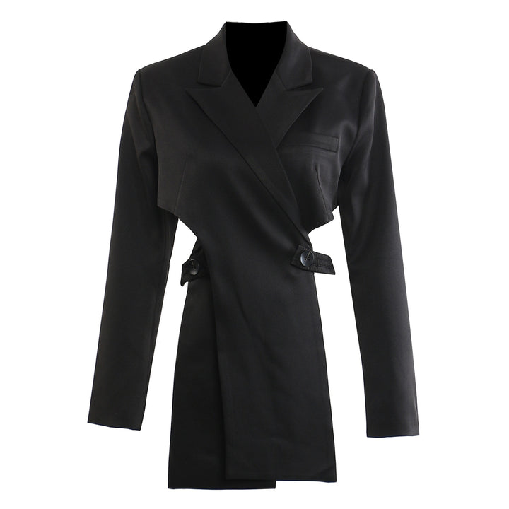 جاكيت بليزر مصمم خصيصًا بكتفين مكشوفتين - عاجي