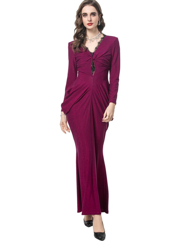 maßgeschneiderter Schlaganzug mit Satin-Puffärmeln – VALENCIA 