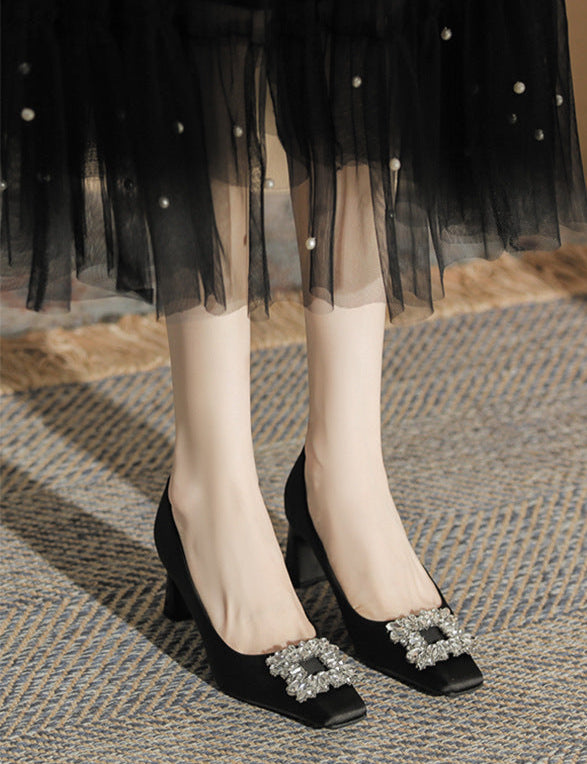 褶皱喇叭袖上衣和高腰裙套装，配腰带 – Rosiny 