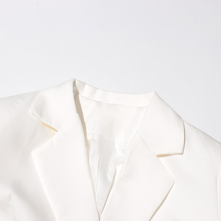 بليزر مزدوج الصدر بحافة مقصوصة بالليزر - أردينيم