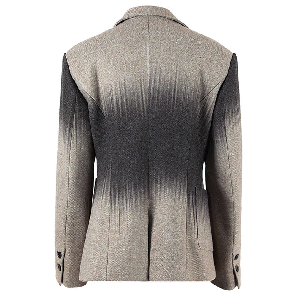 Geplooide top met uitlopende mouwen en maxi-rok set met tailleband – Rosiny 