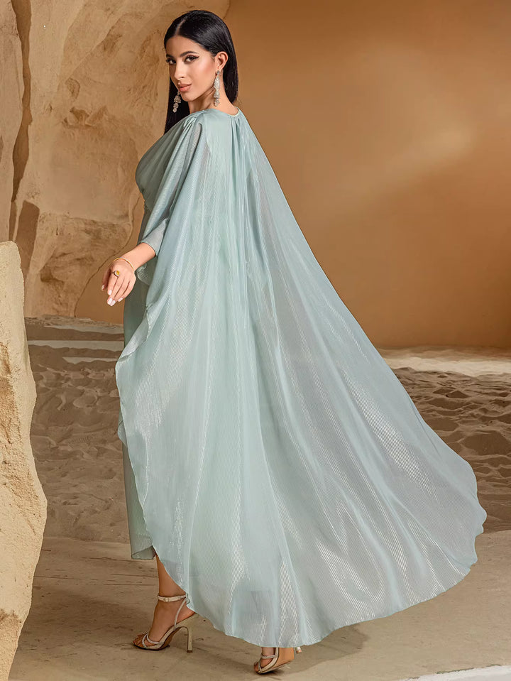 sculpted evening dress with modern statement details – LUMIÈRE