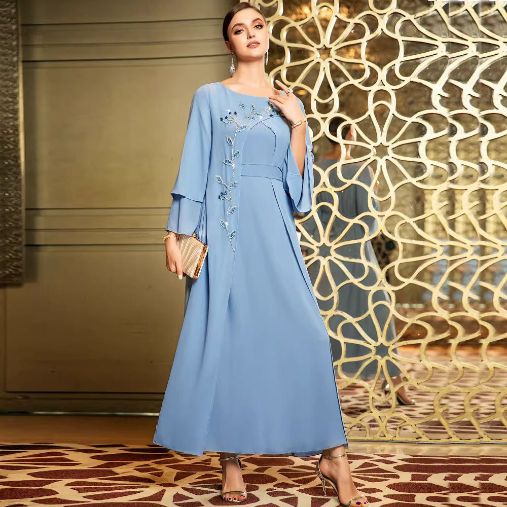 Classic Long Sleeve Maxi Dress – SERENA