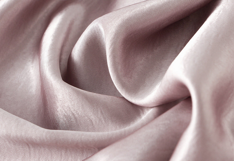 satin midi skirt with 3D floral appliqués – AMÉLIE