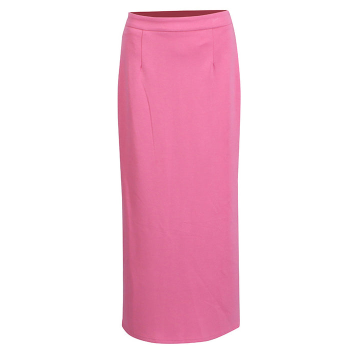 Haut à manches évasées plissées et ensemble jupe longue avec ceinture à la taille – Rosiny 