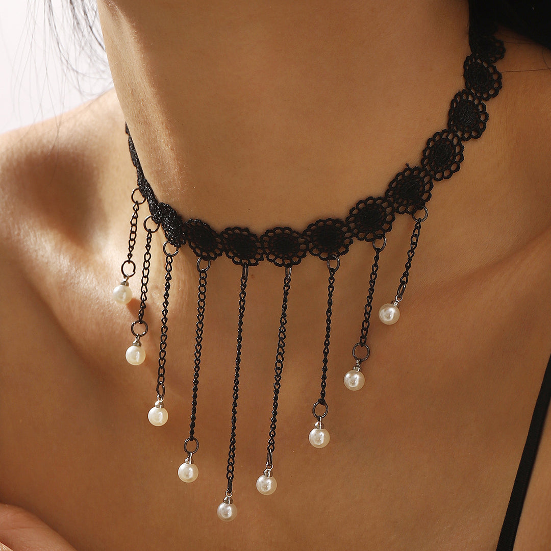 veelkleurige ketting met emaille zee bedels - CORALIA 