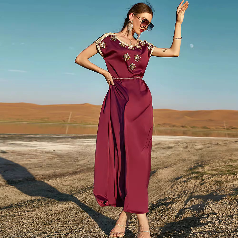 Long-Sleeve Elegant Maxi Dress – SELENE