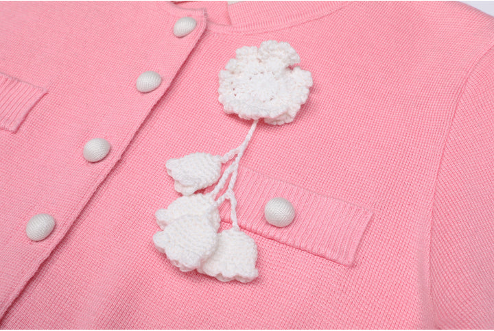 Geplooide top met uitlopende mouwen en maxi-rok set met tailleband – Rosiny 