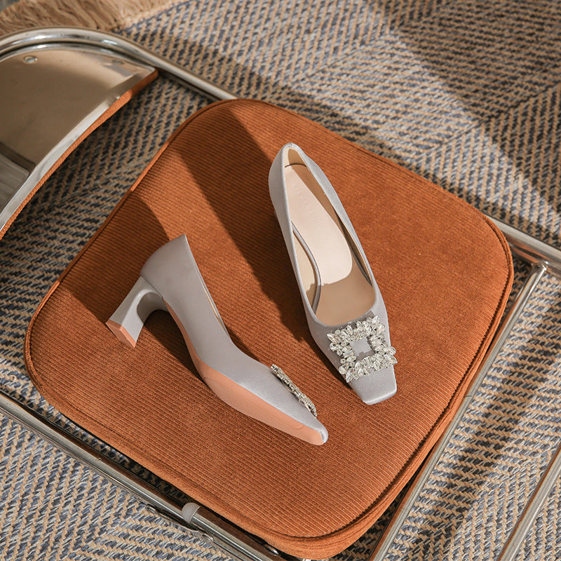 褶皱喇叭袖上衣和高腰裙套装，配腰带 – Rosiny 