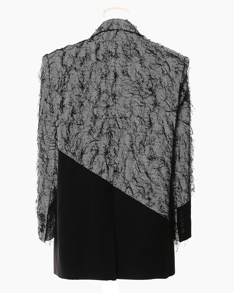 Geplooide top met uitlopende mouwen en maxi-rok set met tailleband – Rosiny 