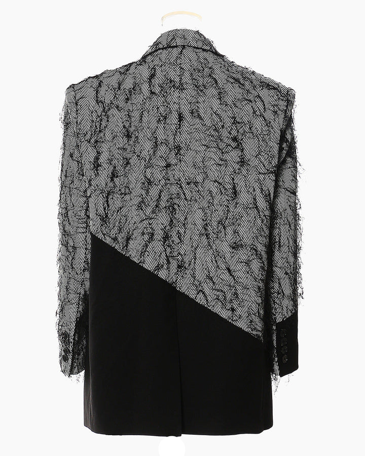 Geplooide top met uitlopende mouwen en maxi-rok set met tailleband – Rosiny 